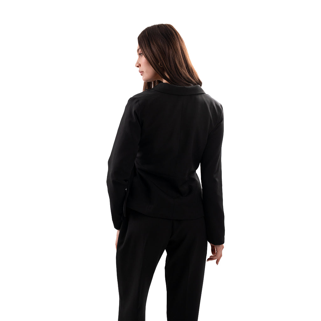 Draped Statement Blazer